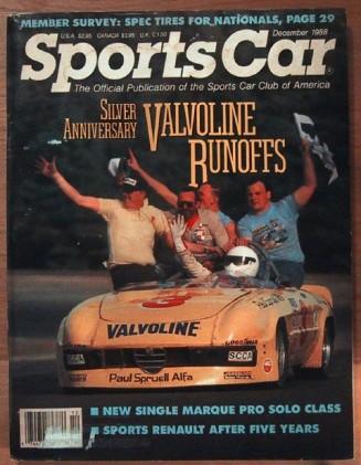 SPORTS CAR 1988 DEC - VALVOLINE RUNOFFS, GO-YUGO